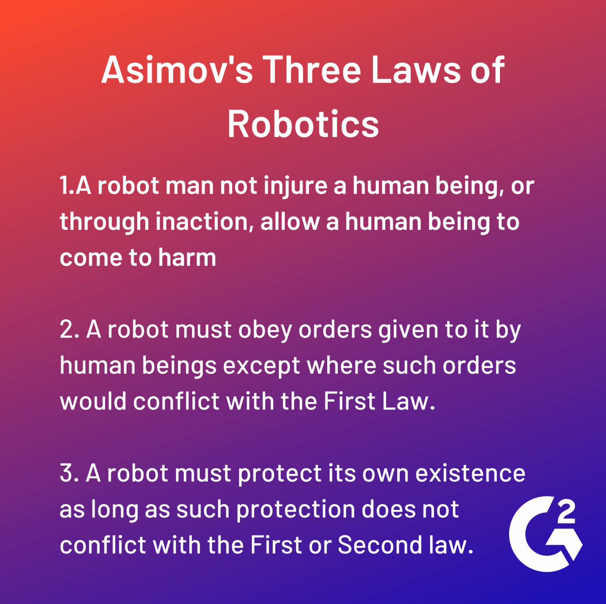 Programming Morality Isaac Asimov’s Three Laws of Robotics
